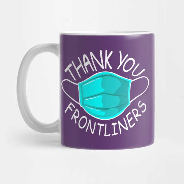 Thank You Frontliners (Face Mask) by RCM Graphix